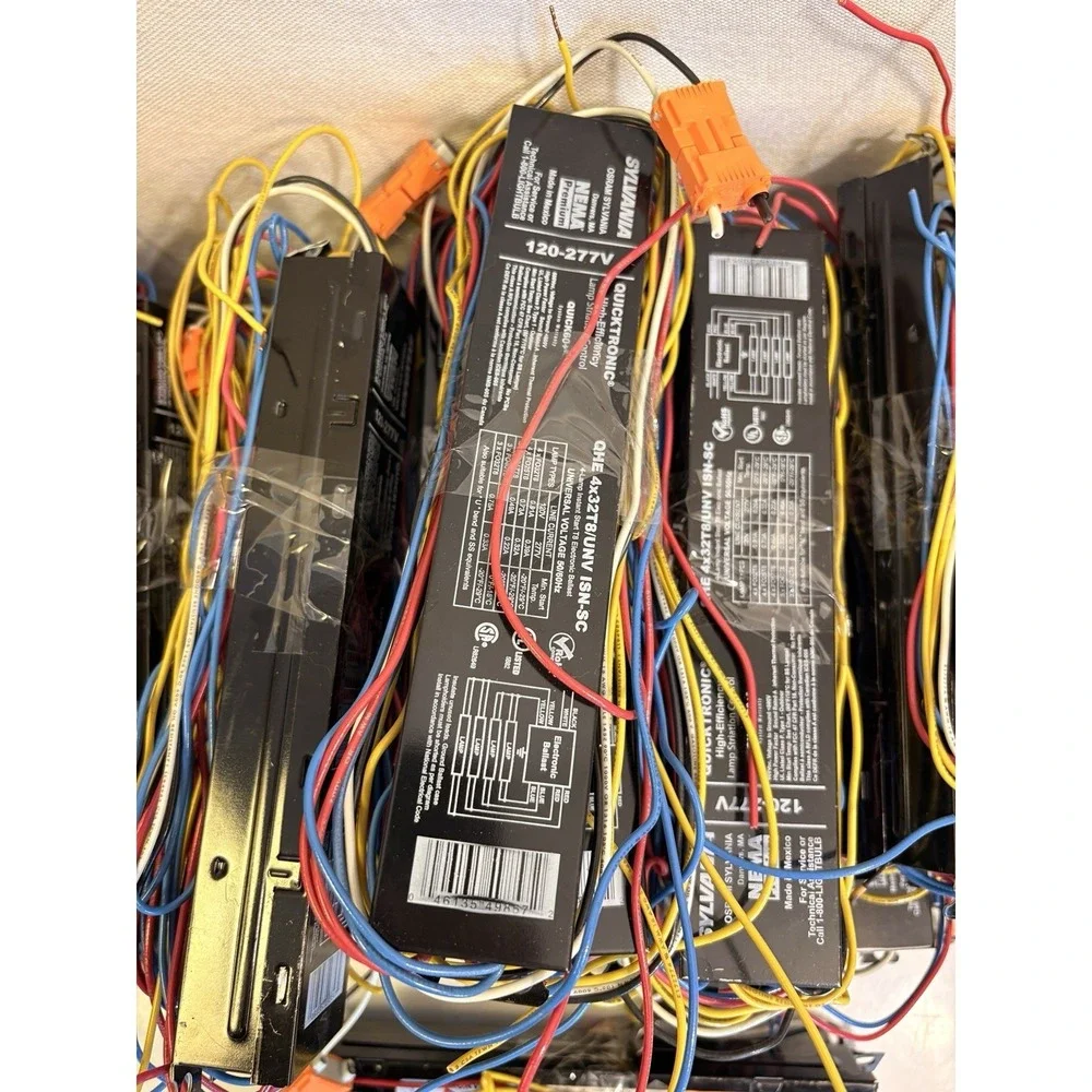 SYLVANIA QHE 2X86T8HO/UNV PSN-HT 120-277V 2-LAMP PROGRAM START BALLAST Lot Of 33
